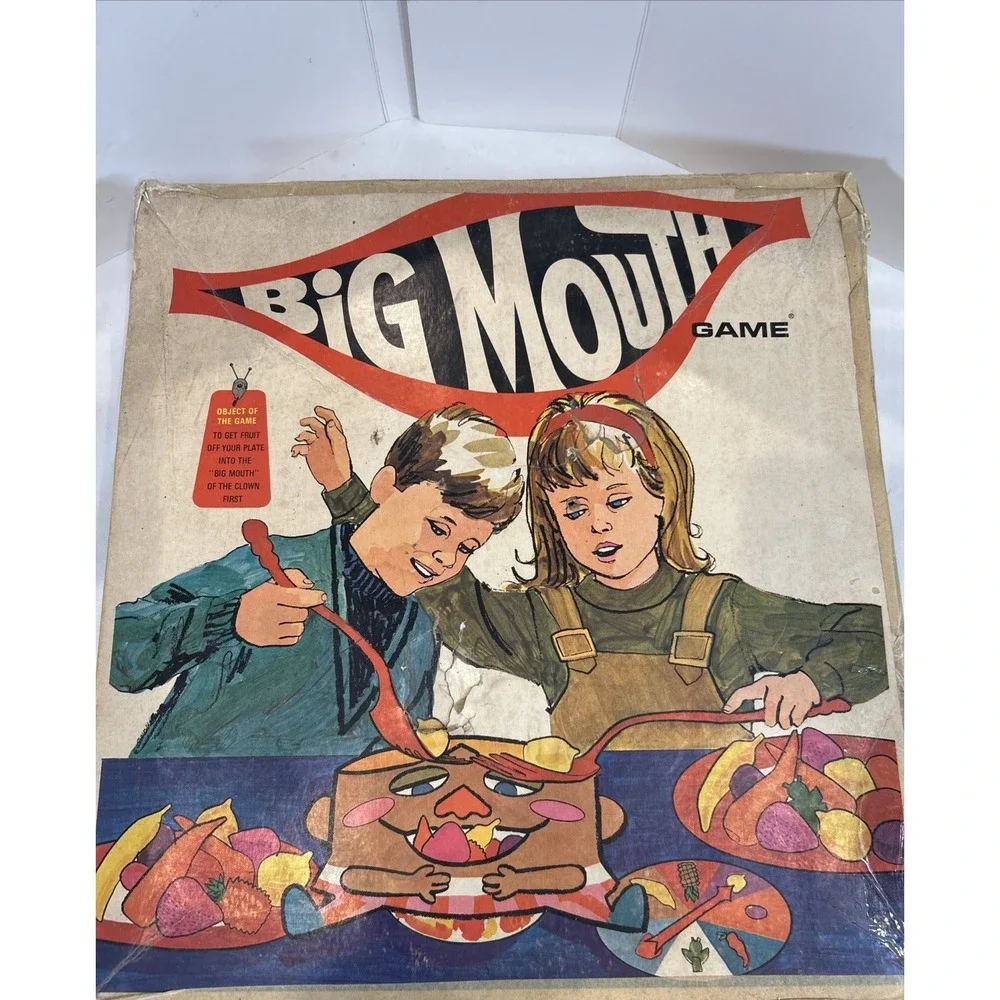 Vintage 1968‎ Schaper Big Mouth Game Classic Retro Family Game Original Box